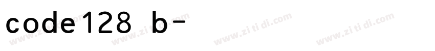 code128 b字体转换